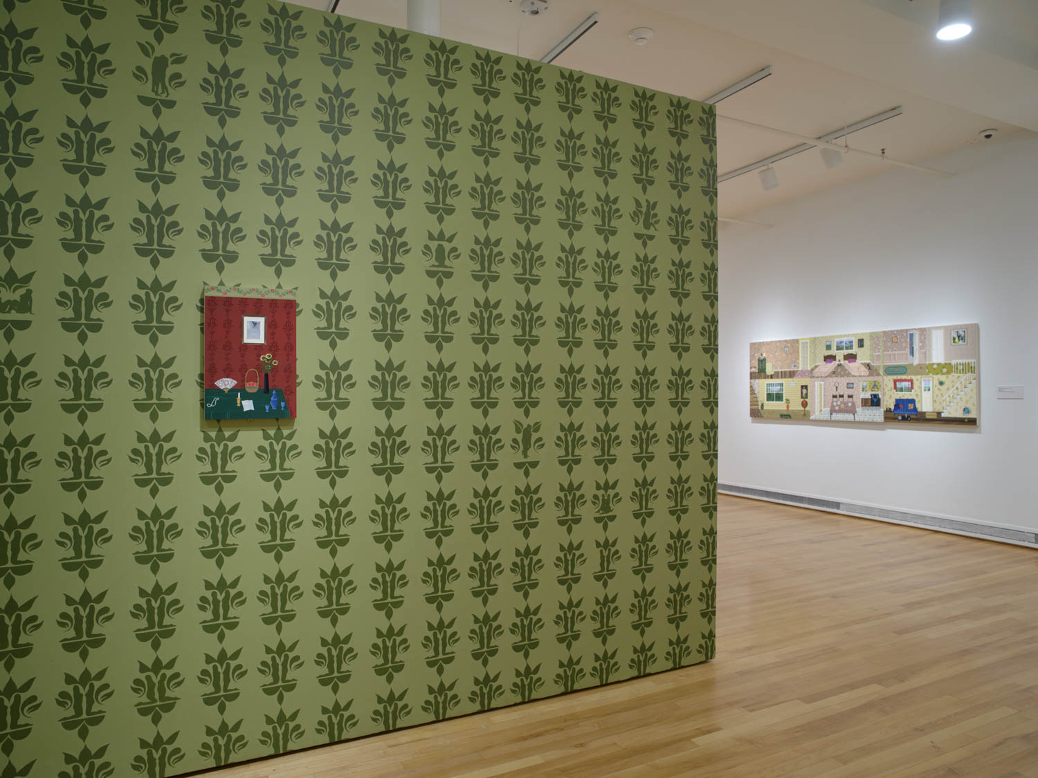 green wall