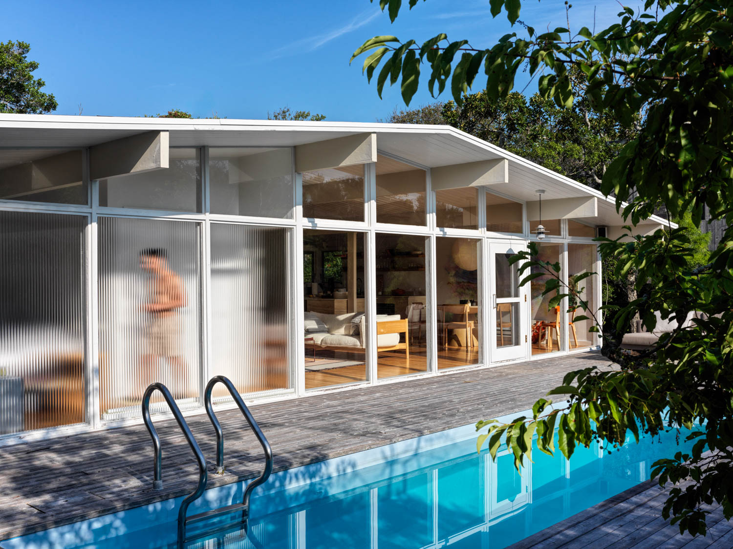 exterior facade of a Fire Island home
