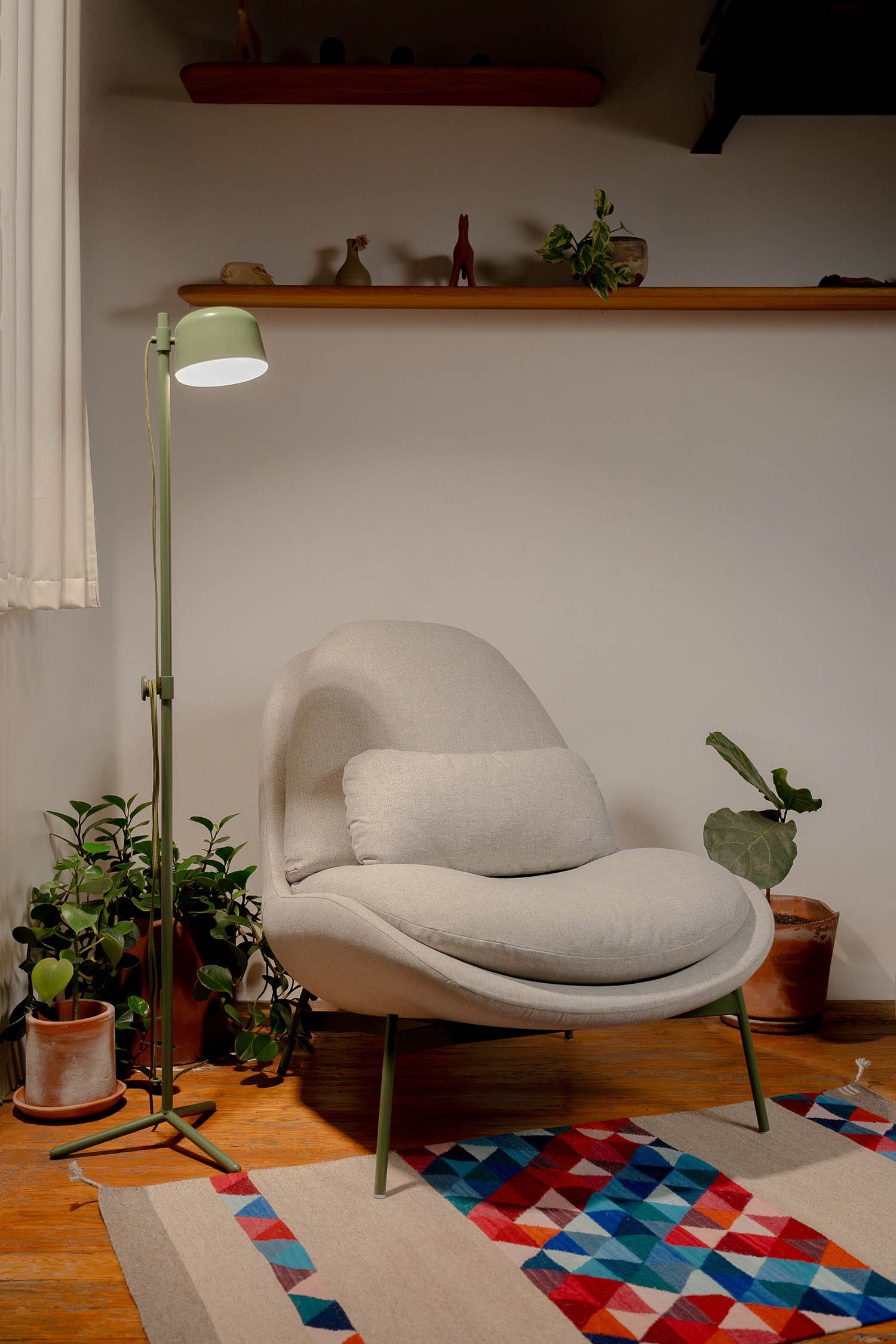 white chair