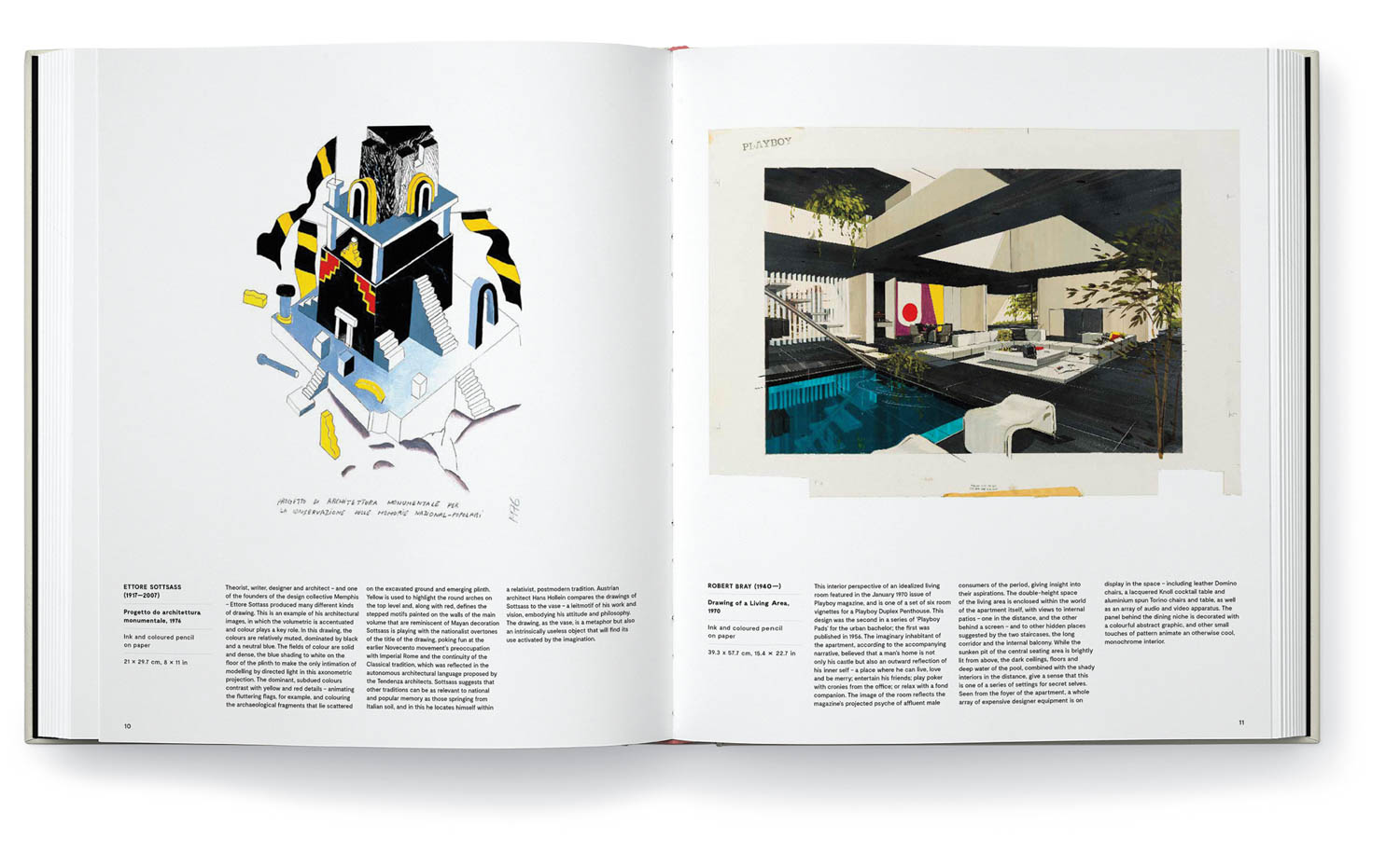 interior of book